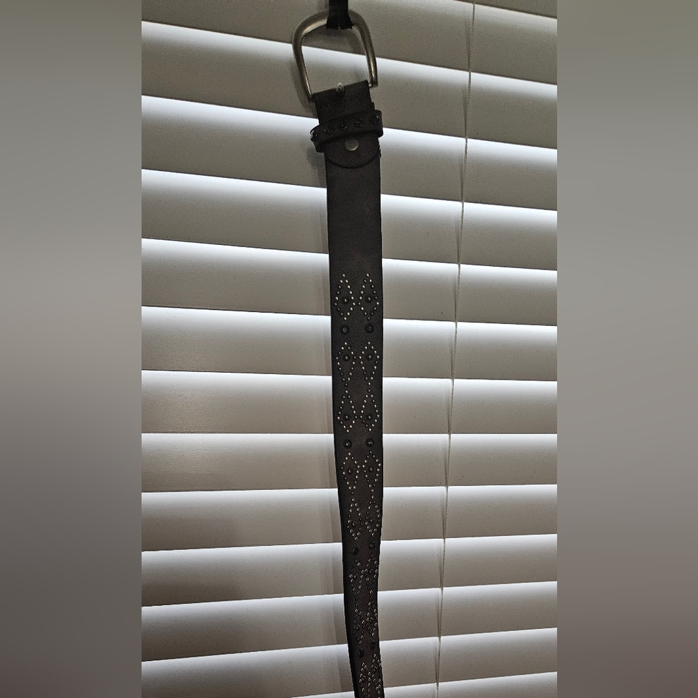 Buckle Black Studded Belt